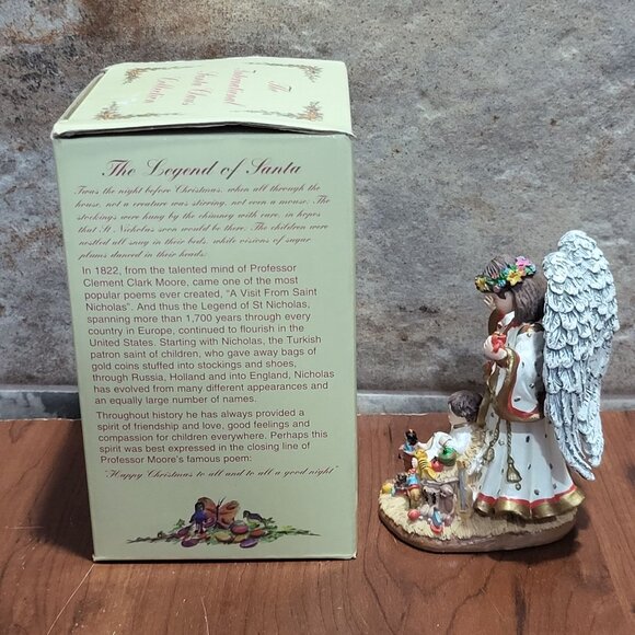 International Santa Claus Collection Christ Child With Angel Venezuela Figurine - Picture 4 of 10